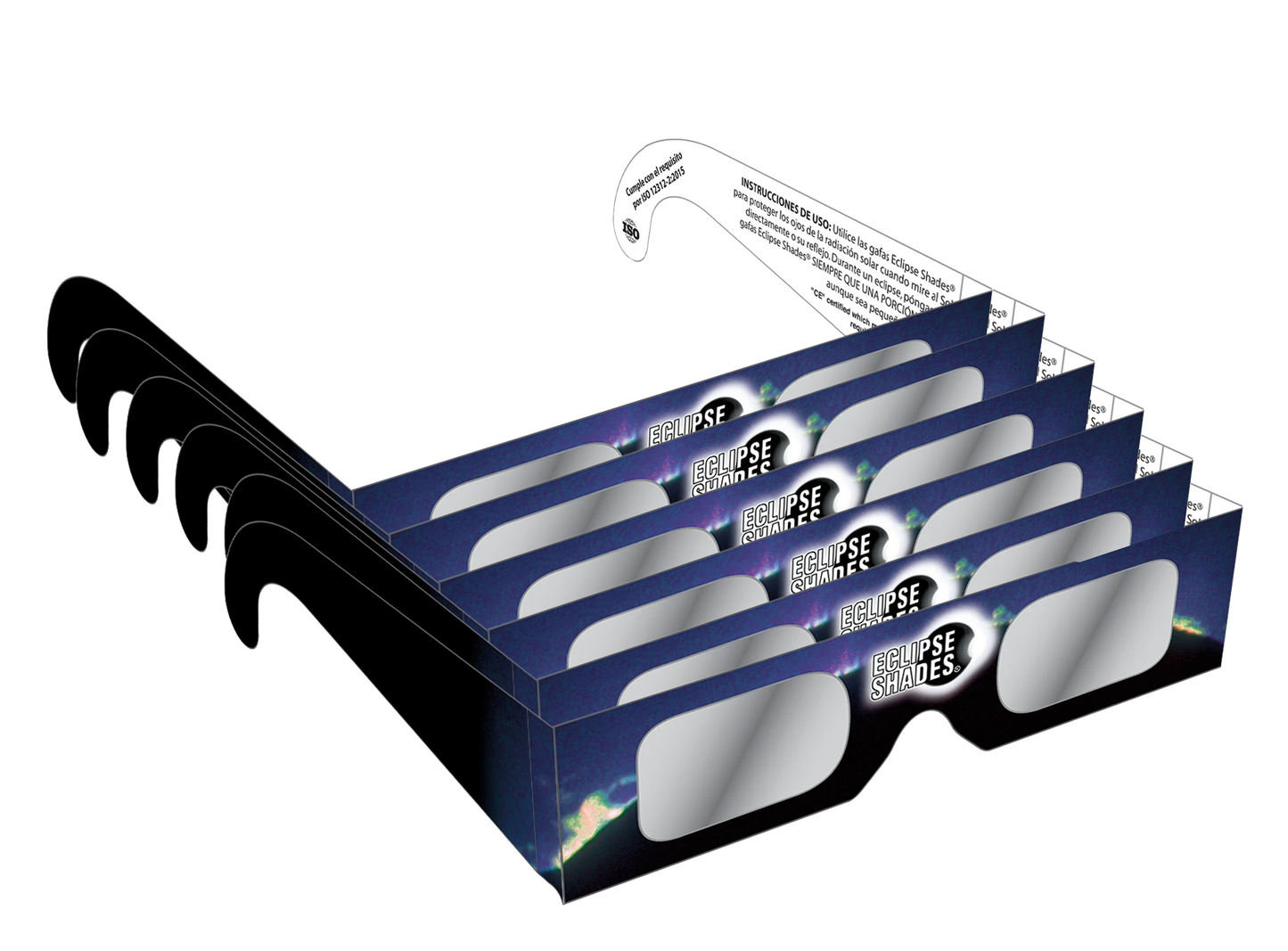 Bulk Rainbow Symphony Eclipse Glasses, ISO and CE Certified, NASA Approved, Made in USA, For April 8, 2024 Total Solar Eclipse